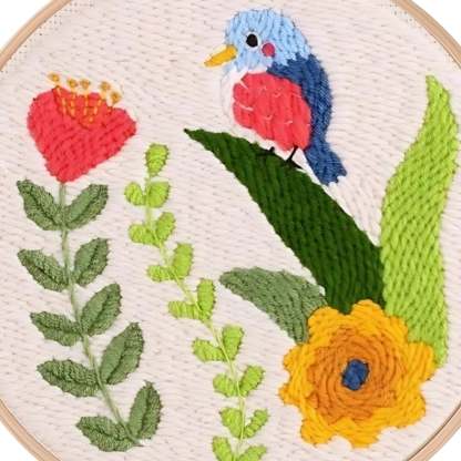 Birds Butterfly Punch Needle DIY Beginner Kits