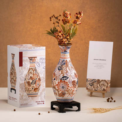 ✨Seasonal Themes 3D Art Puzzle Vase 🌸 A Perfect Christmas Gift🎁