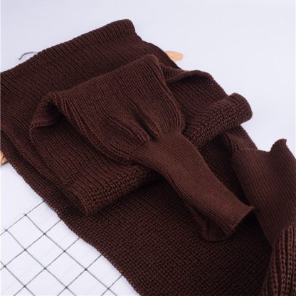 Knitted Cable Wrap for Women Knitted Cable Wrap