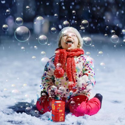 🌲Christmas Sale 48%OFF🎁Firework Bubble Machine | Automatic Bubble Maker Toys with Music & Colorful Light (no Bubble Liquid)