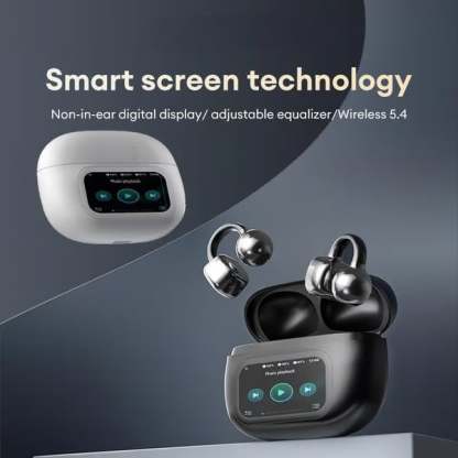 2025 New Arrival -  Ear Clip Bluetooth Headphones  with Touch Screen