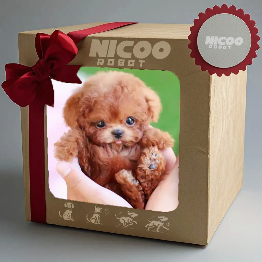 🐶NICOO - My Realistic Robot PuppyWalks, barks, and wags its tail—just like the real thing!