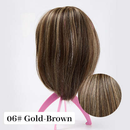 Natural Hair Toppers with Bangs for Women(buy 1 get 1 free)