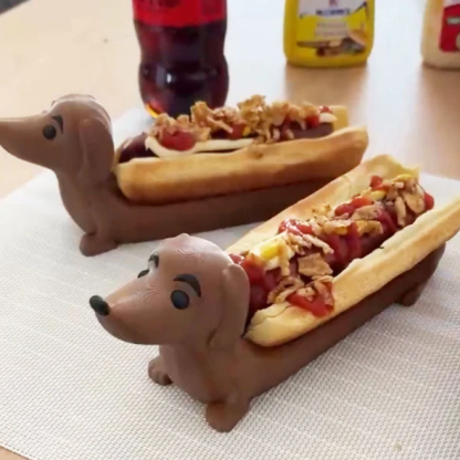 🐕🌭Unleash the Fun: Dog - Shaped Hot Dog Plates Are Here!