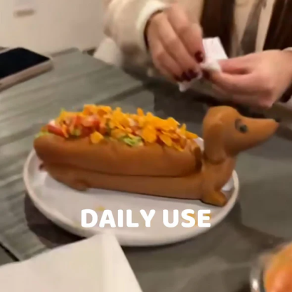 🐕🌭Unleash the Fun: Dog - Shaped Hot Dog Plates Are Here!