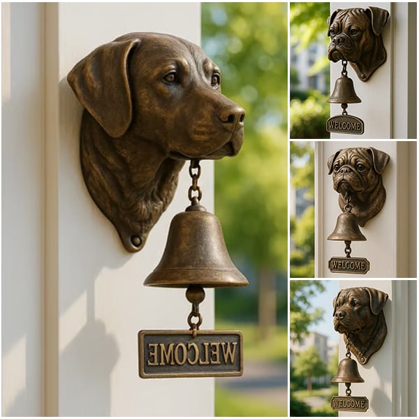 🔥Handmade Dog Welcome Bell
