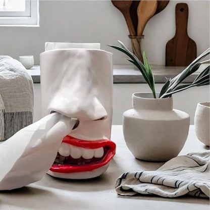 🎅NEW YEAR 49%OFF🎅 Handmade Funny Face Tissue Holder