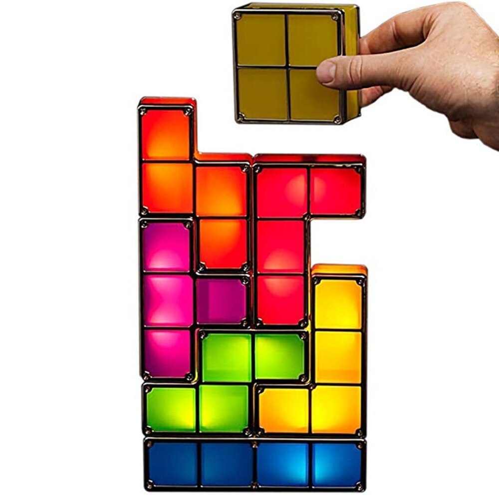 DIY Tetris Colorful Night Light Puzzle