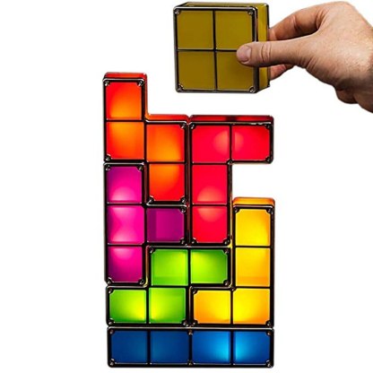DIY Tetris Colorful Night Light Puzzle