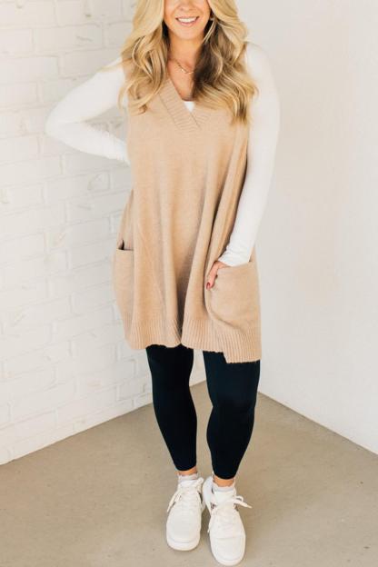 ✨Black Friday Hot Sale 60% Off🎉-Cozy Pocket Sweater Vest