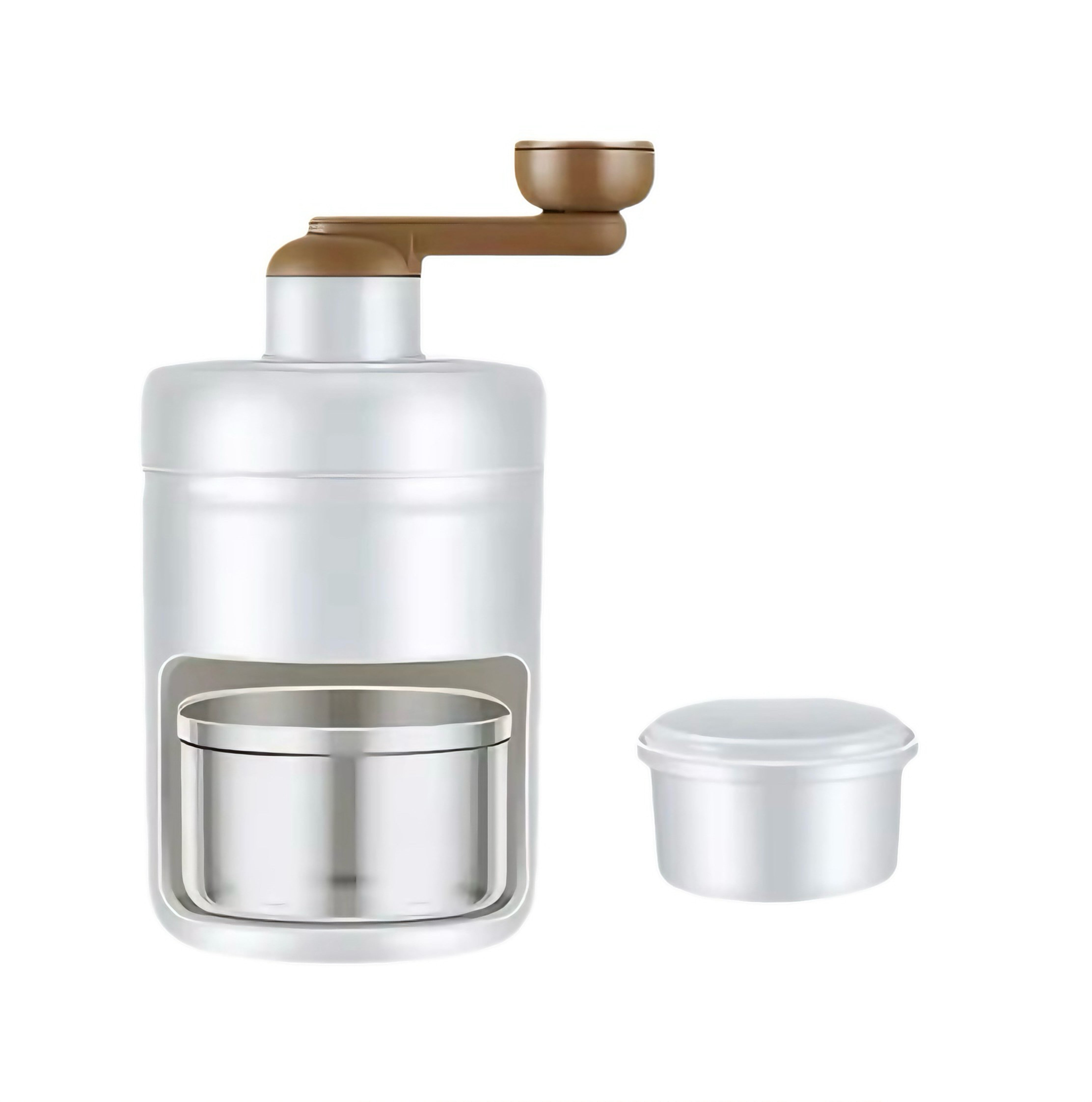 Household mini hand-crank ice shaving machine manual fruit smoothie machine Mianmian ice crusher ice breaker ice breaker magic tool