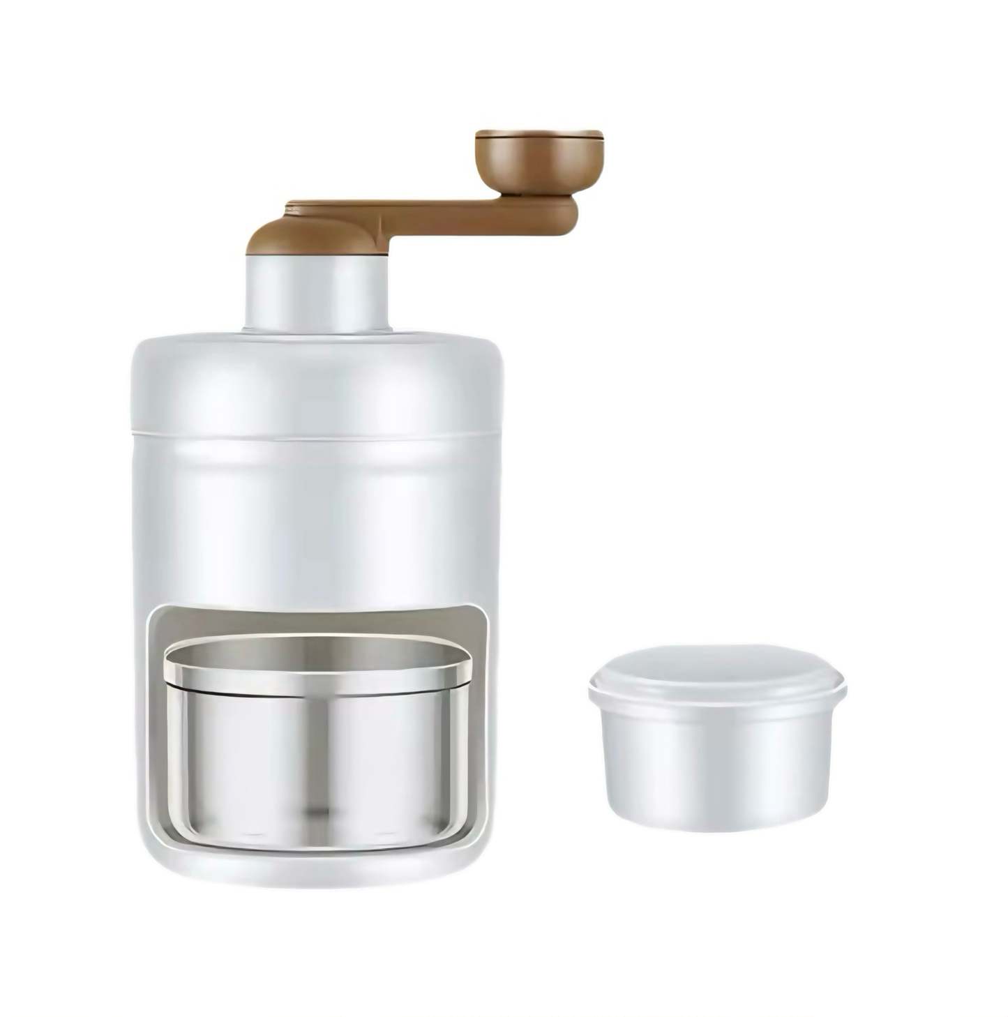 Household mini hand-crank ice shaving machine manual fruit smoothie machine Mianmian ice crusher ice breaker ice breaker magic tool