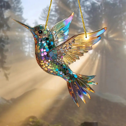 🎁Hummingbird Suncatcher Colorful Window Hanging buy 1 get 1 free（2pcs