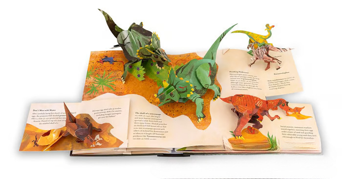 ⏰Historical Lowest Price: Save 49%-🦖3D Prehistoric Encyclopaedia of Dinosaurs: The Ultimate Pop-Up📙HARDCOVER 