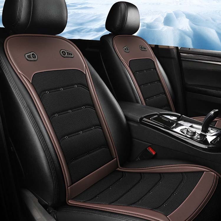 Ergonomic Cooling Gel Seat Cushion with Turbo Fan - Summer Car Seat Ventilation System for Hot Weather & Road Trips