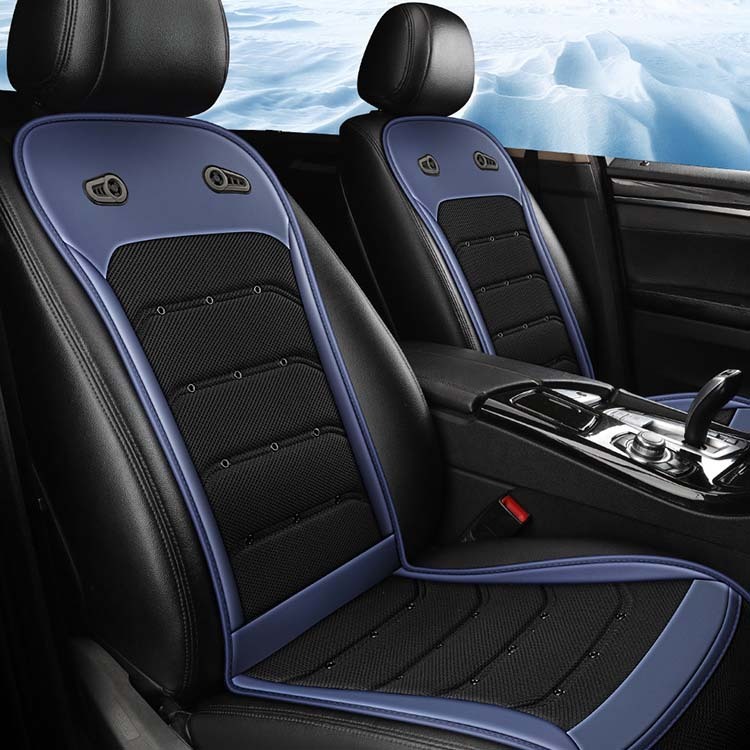 Ergonomic Cooling Gel Seat Cushion with Turbo Fan - Summer Car Seat Ventilation System for Hot Weather & Road Trips