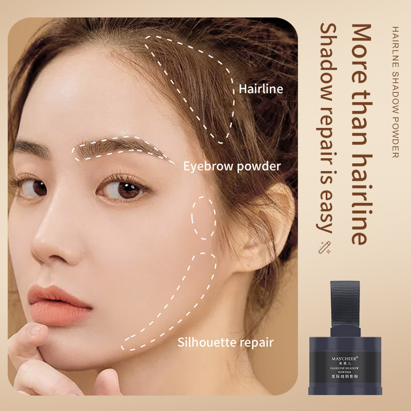 Maycheer Hairline Powder - Magic Root Cover Up - Hair Rich Hair Shadow - Gray Hair Coverage Touch Up Hair Powders for Women & Men (Orange, 0.14 Ounce (Pack of 1))