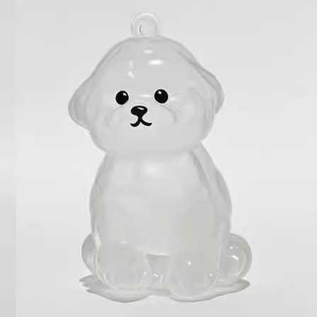 Dog Hair Collector Keychain Bag Charm Memorial Storage Box Sentimental Gift for Dog Lovers Perfect for Storing Pet Hair