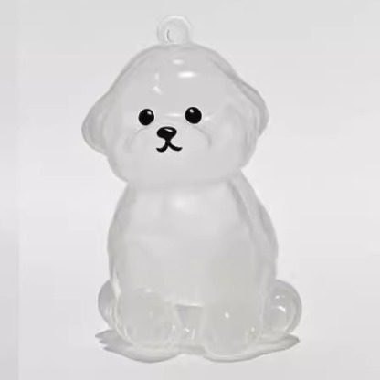Dog Hair Collector Keychain Bag Charm Memorial Storage Box Sentimental Gift for Dog Lovers Perfect for Storing Pet Hair
