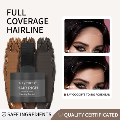 Maycheer Hairline Powder - Magic Root Cover Up - Hair Rich Hair Shadow - Gray Hair Coverage Touch Up Hair Powders for Women & Men (Orange, 0.14 Ounce (Pack of 1))
