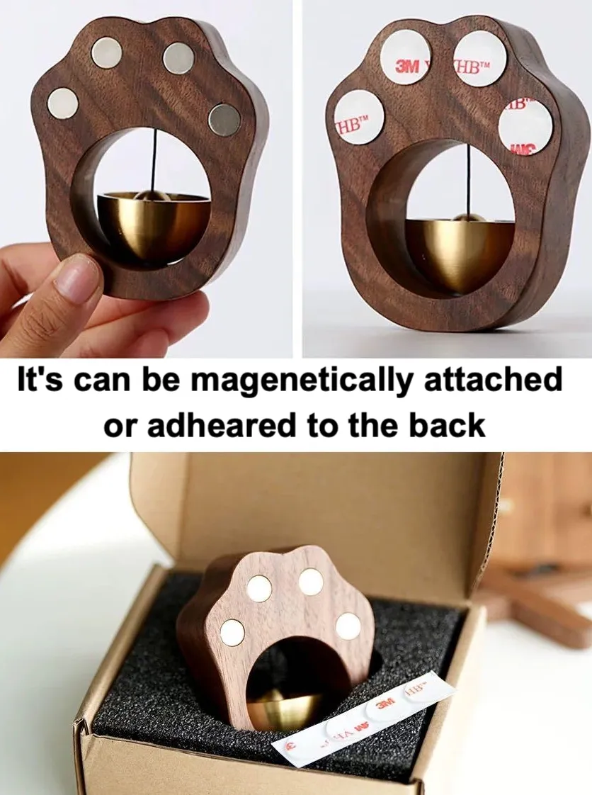 Wooden Wind Chime decoration cute solid wood doorbell pendant