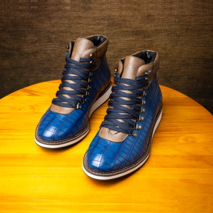 🎄Gift Ideas for Him🎄Ultimate Winter Boots Crocodile Leather