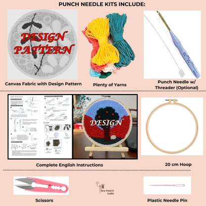 DIY Punch Needle Craft Set 3