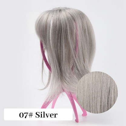 Natural Hair Toppers with Bangs for Women(buy 1 get 1 free)