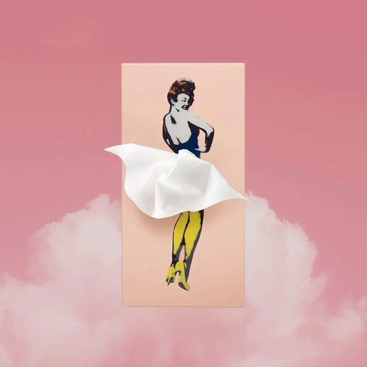 🎄🎁Holiday Hot Sale - Flying Skirt Tissue Box（buy 1 get 1 free-2pcs）