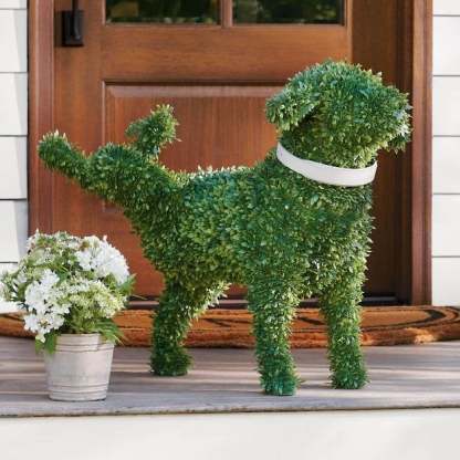 🐕Decorative Peeing Dog Topiary