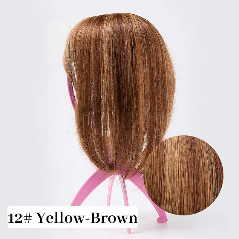 Natural Hair Toppers with Bangs for Women(buy 1 get 1 free)