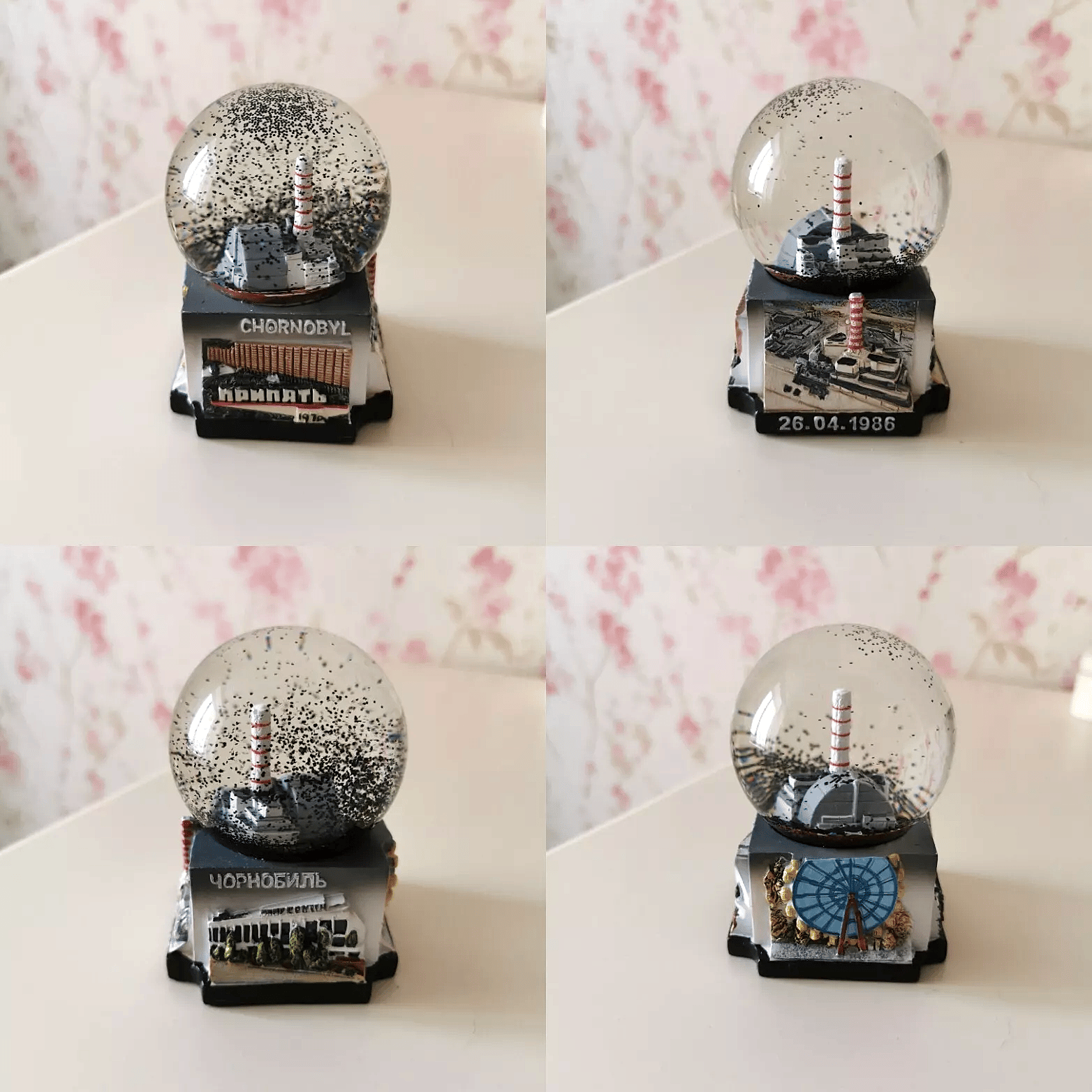 Chernobyl Snow Globe