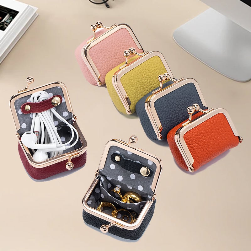 Genuine Leather Mini Jewelry Box buy 1 get 1 free（2pcs）