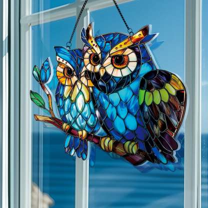 LAST DAY 70%OFF Stained Suncatcher Hanging Decor-BUY 1 GET 1 FREE(2PCS)