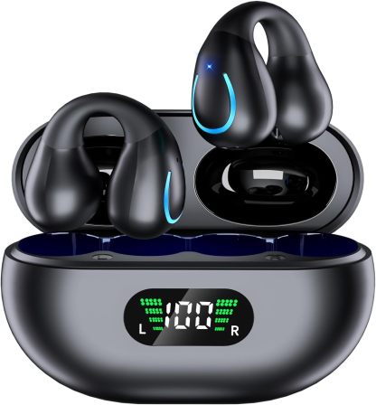 2025 New Arrival -  Ear Clip Bluetooth Headphones  with Touch Screen