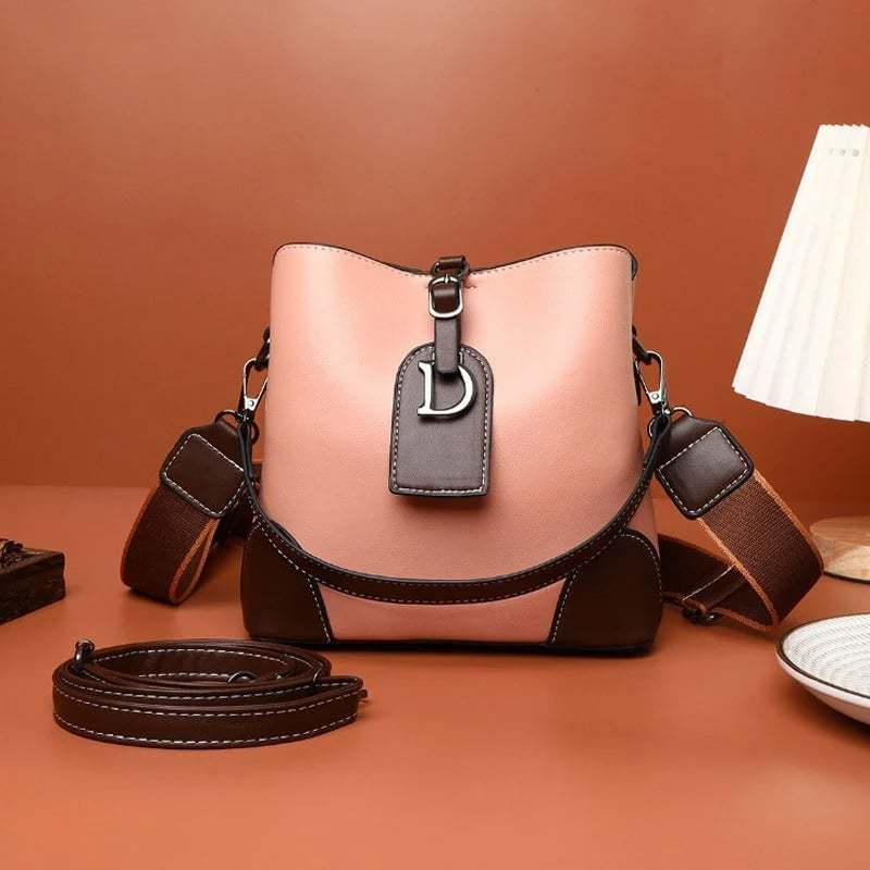 💗Leather Niche Women's Shoulder Bag👜