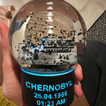 Chernobyl Snow Globe
