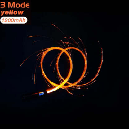 LED rechargeable light whip