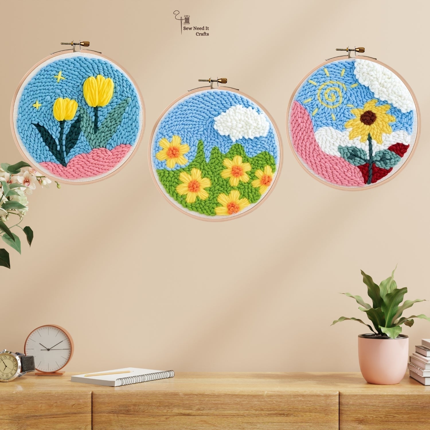 DIY Punch Needle Craft Set 1