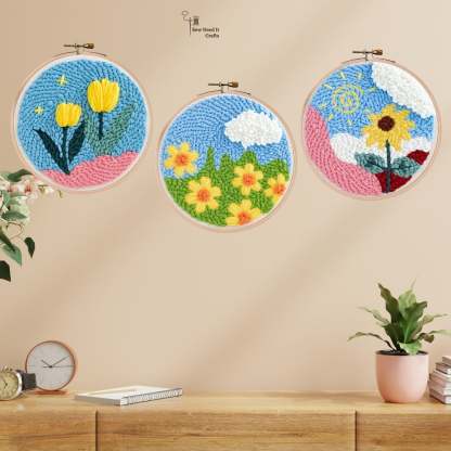 DIY Punch Needle Craft Set 1