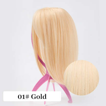 Natural Hair Toppers with Bangs for Women(buy 1 get 1 free)