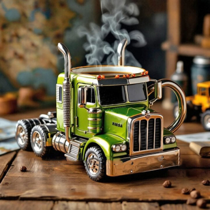 🔥Last 4 hours Sale: Save $30 -Handcrafted Truck Coffee mug