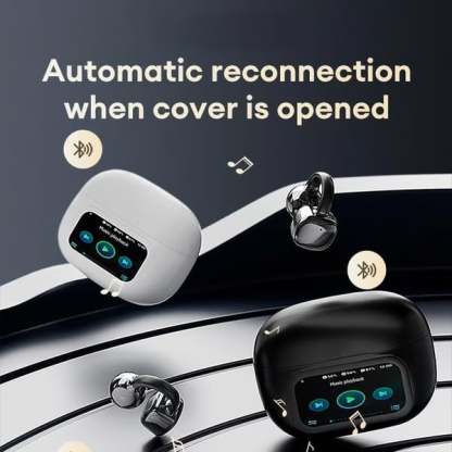 2025 New Arrival -  Ear Clip Bluetooth Headphones  with Touch Screen