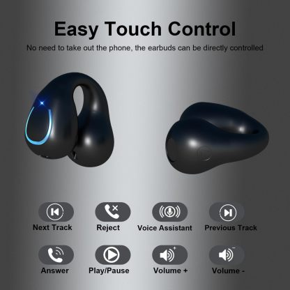 2025 New Arrival -  Ear Clip Bluetooth Headphones  with Touch Screen