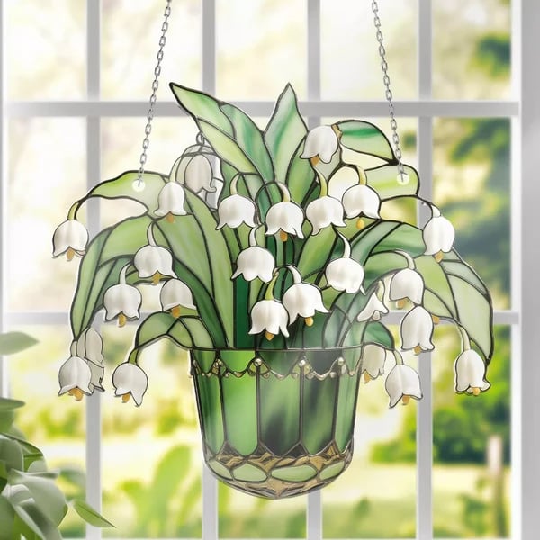 LAST DAY 70%OFF Stained Suncatcher Hanging Decor-BUY 1 GET 1 FREE(2PCS