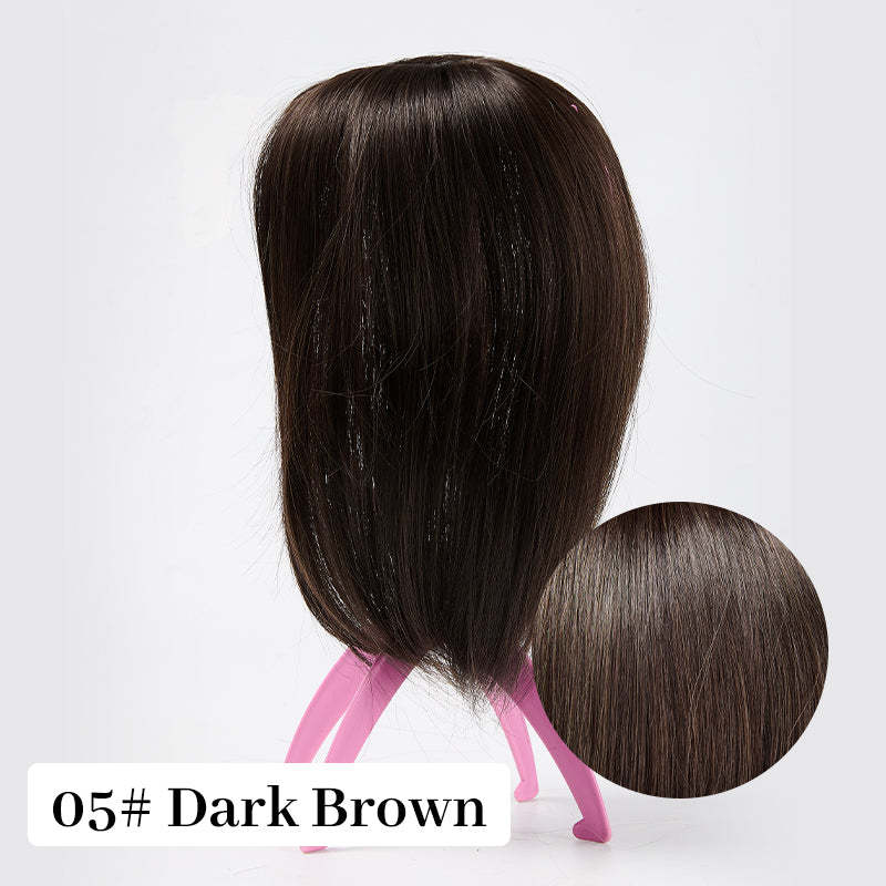 Natural Hair Toppers with Bangs for Women(buy 1 get 1 free)