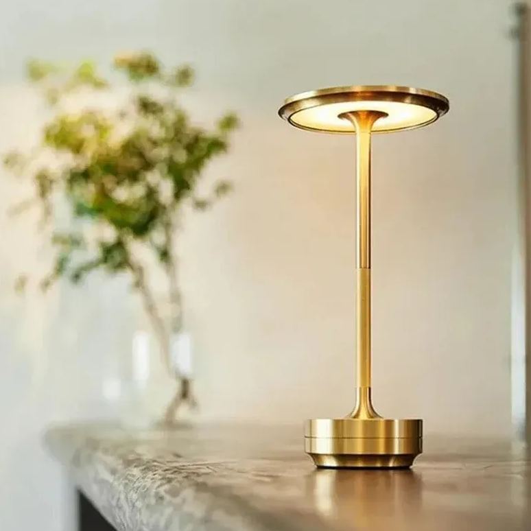 Ecolume Wireless Table Lamp - Dimmable & Rechargeable Waterproof Desk 