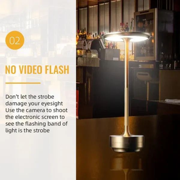 Ecolume Wireless Table Lamp - Dimmable & Rechargeable Waterproof Desk Light BUY 1 GET 1 FREE(2PCS)