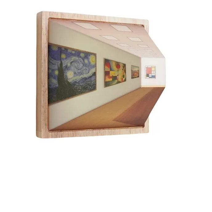 3D Naked Eye Vision Home Decoration For Living Room Bedroom Wooden Atmosphere Ornament Table Decor Figurine Funny Christmas Gift