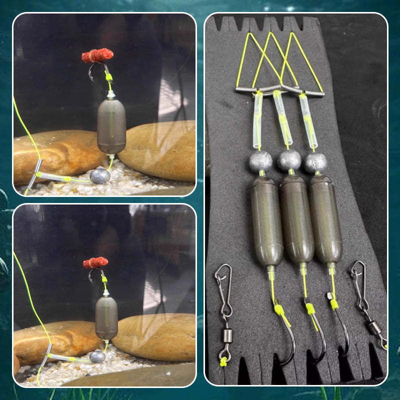 🔥3 Hooks Anti Drift Bottom Fishing Rig
